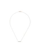 Dana Rebecca 14kt Rose Gold Sylvie Rose Medium Diamond Bar Necklace -