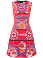 Peter Pilotto Nova Dress, Women's, Size: 10, Red, Polyester/spandex/elastane/viscose/polyester