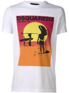Dsquared2 Logo T-shirt, Men's, Size: Xxl, White, Cotton