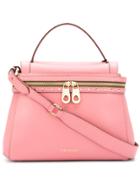 Twin-set Studded Shoulder Bag - Pink & Purple