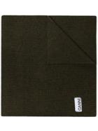 Ganni Gnni Knt Scrf - Green