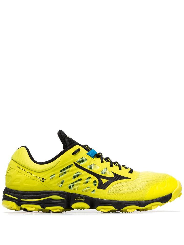 Mizuno Yellow Wave Hayate 5 Sneakers