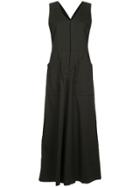 Astraet Flared Maxi Dress - Black