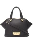 'eartha Iconic Jumbo Double Handle' Tote, Women's, Black, Calf Leather, Zac Zac Posen