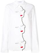 Vivetta Willis Sleeping Face Shirt - White