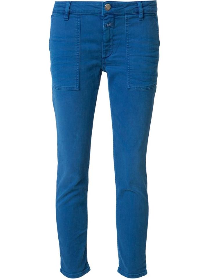 Closed Cropped Jeans, Women's, Size: 27, Blue, Cotton/spandex/elastane
