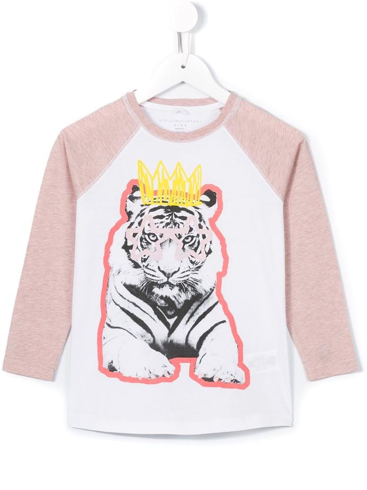 Stella Mccartney Kids 'max' T-shirt, Girl's, Size: 8 Yrs, Pink/purple