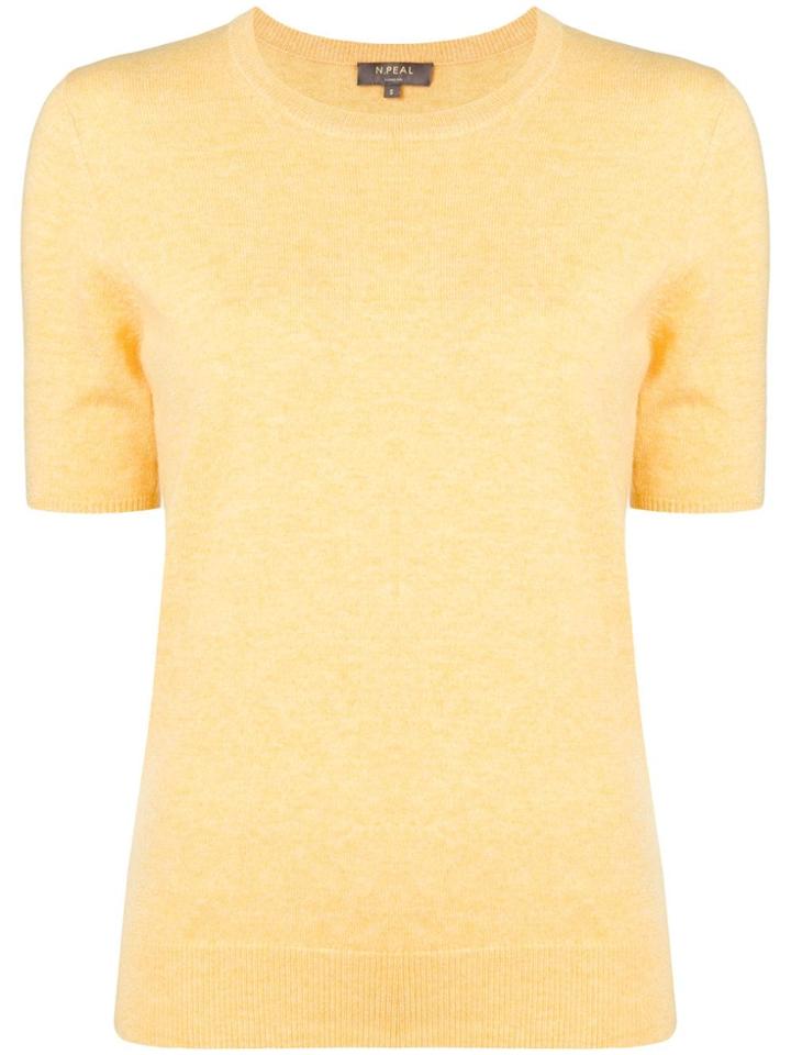 N.peal Shortsleeved Jumper - Yellow