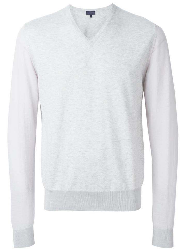 Lanvin 'maglia' Contrasted Panel Sweater