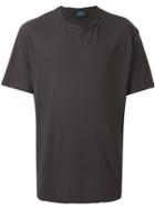 Kiton Roll Stitching Collar T-shirt - Black