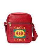 Gucci Gucci Print Messenger Bag - Red