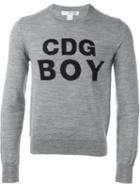 Comme Des Garçons Shirt Boy Crew-neck Logo Sweater