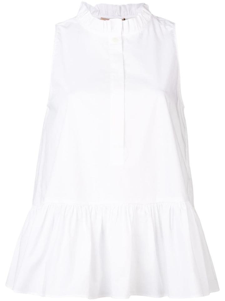 Twin-set Ruffled Collar Blouse - White