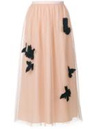 Red Valentino Tulle Layer Skirt - Nude & Neutrals