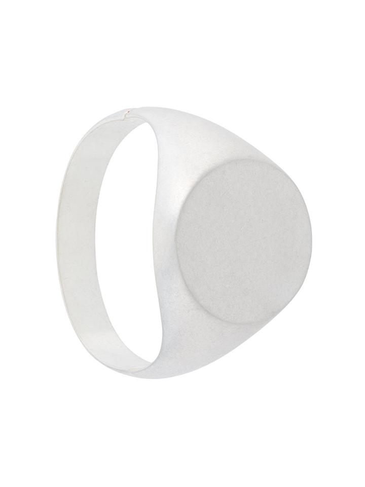 Maison Margiela Oversized Signet Bracelet - Grey