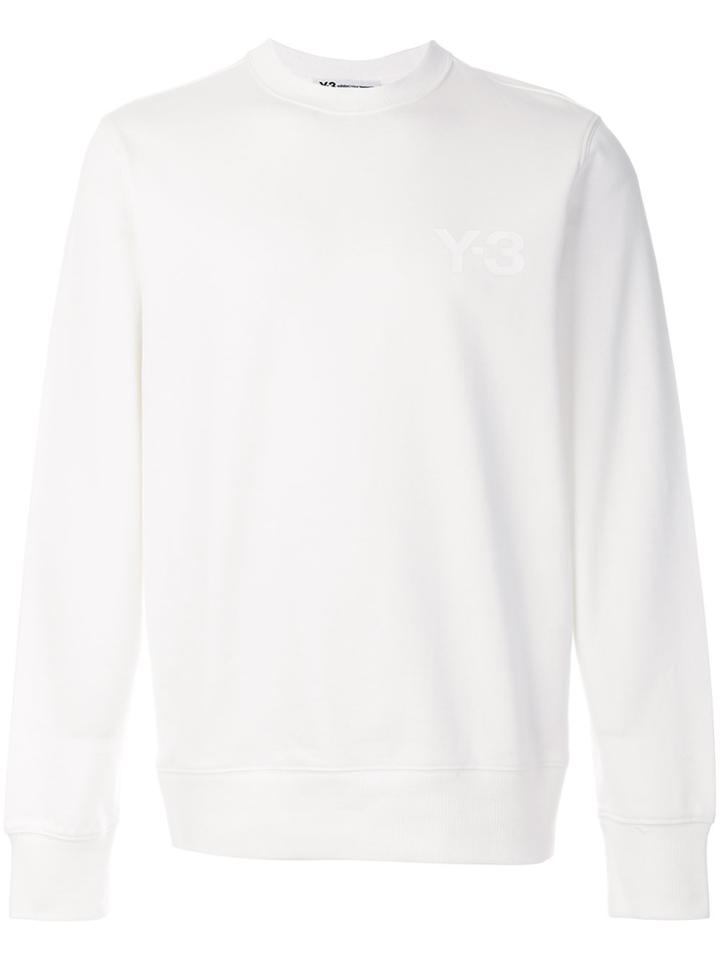 Y-3 Crew Neck Sweatshirt - White