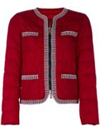 Fay Cropped Padded Jacket - Red