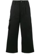 Liam Hodges - Work Trousers With Side Pocket - Men - Cotton/polyester - S, Black, Cotton/polyester