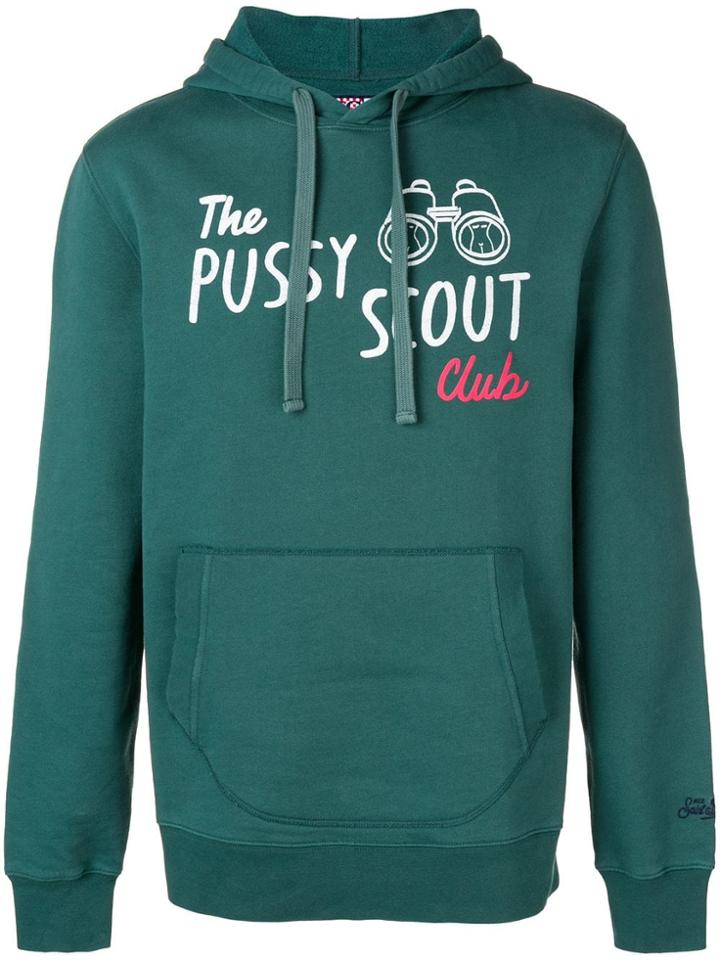 Mc2 Saint Barth 'the Pussy Scout' Hoodie - Green