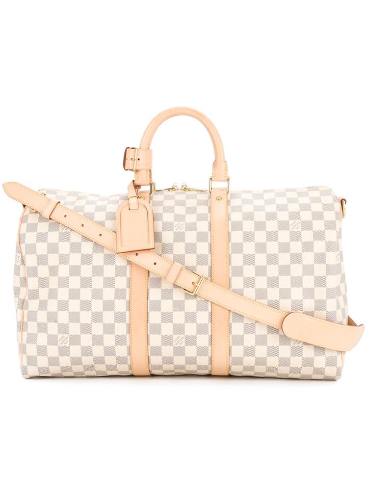 Louis Vuitton Vintage Keepall Bandouliere Bag - White