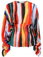 Solace - Davine Blouse - Women - Silk - 10, Yellow/orange, Silk