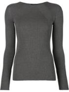 The Row 'aven' Sweater, Women's, Size: Medium, Grey, Silk
