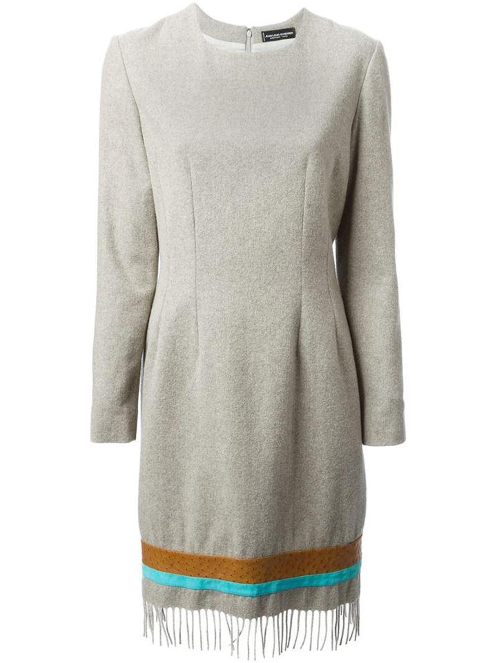 Jean Louis Scherrer Vintage Fringed Hem Dress