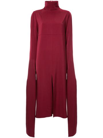 Liya Turtleneck Dress - Red