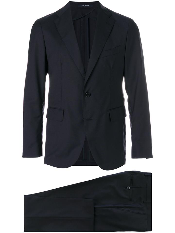 Tagliatore Classic Fitted Suit - Blue