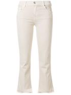 7 For All Mankind Cropped Skinny Jeans - Nude & Neutrals