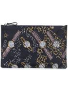 Valentino Valentino Garavani Zandra Luna Punk Clutch - Blue