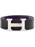 Hermès Vintage Logo Buckle Belt, Women's, Size: 100, Pink/purple