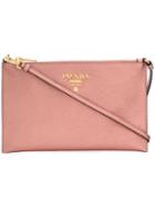 Prada Zipped Clutch Bag - Pink