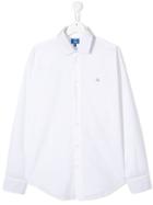 Fay Kids Teen Chest Logo Shirt - White