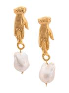 Alighieri 18kt Yellow Gold The Curator Of The Moon Earrings