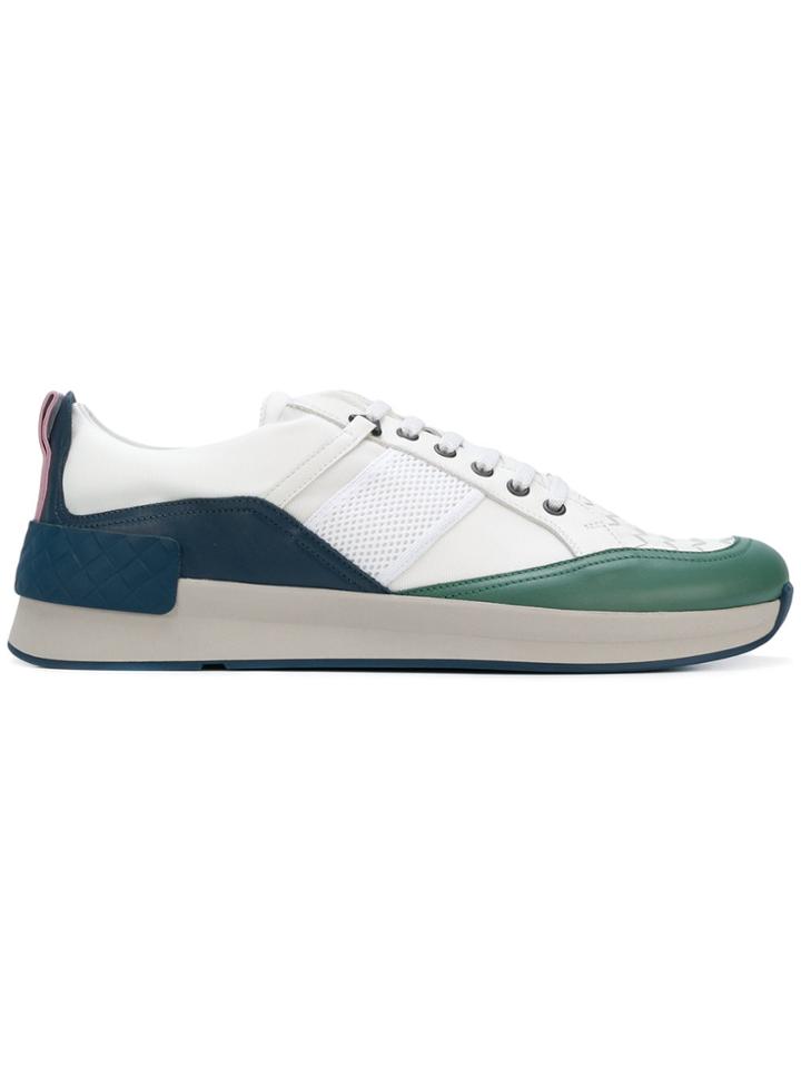 Bottega Veneta Intrecciato Sneakers - White