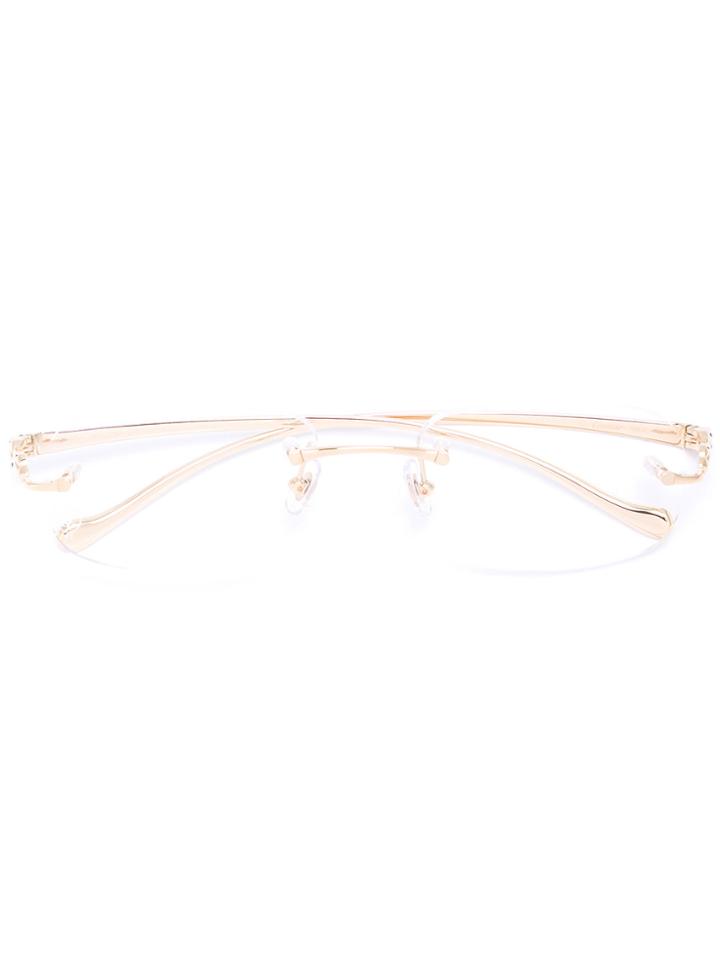 Cartier Panthère Glasses - Nude & Neutrals
