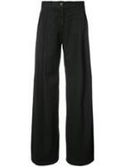 Nili Lotan Super Flared Trousers - Black