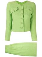 Chanel Pre-owned 1995 Two-piece Skirt Suit - Green