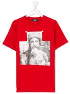 Neil Barrett Kids Graphic Print T-shirt - Red