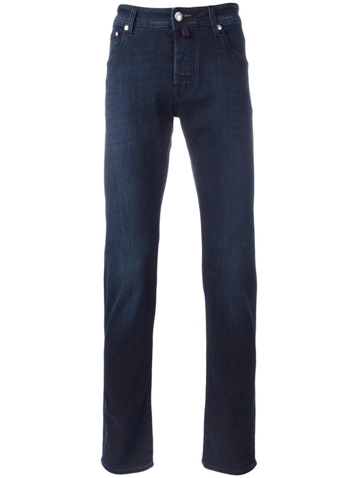 Jacob Cohen Mid-rise Straight Jeans - Blue