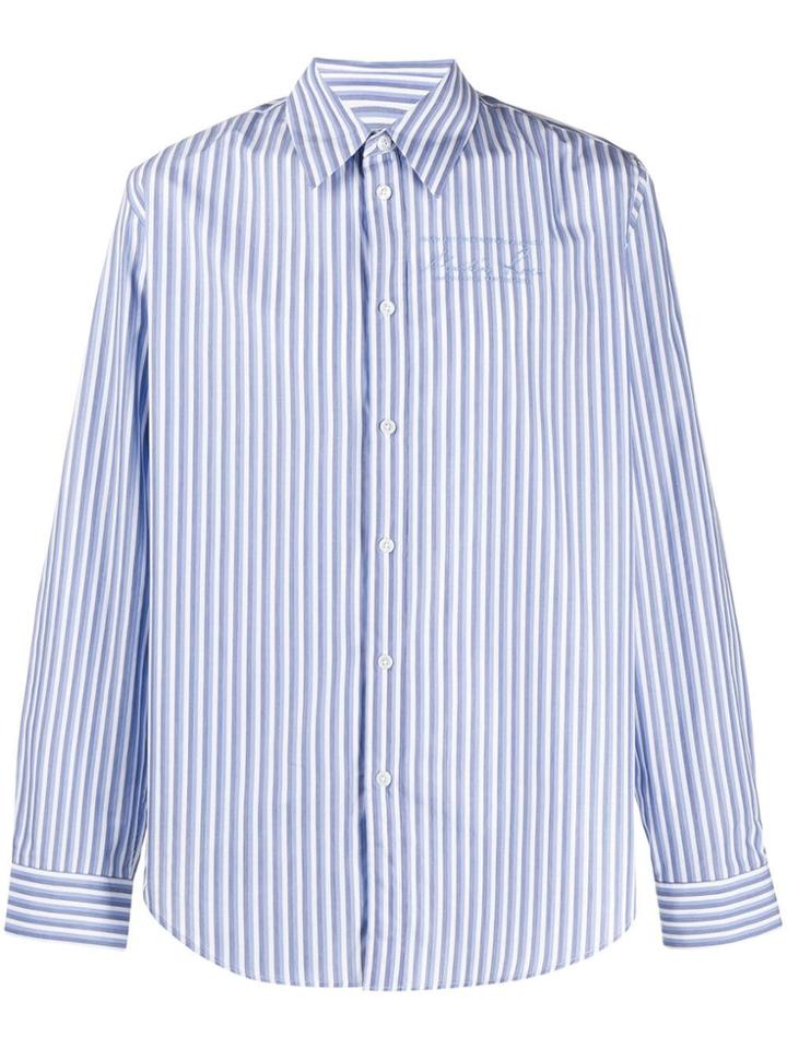 Martine Rose Striped Shirt - White