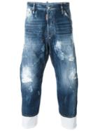 Dsquared2 Work Wear Jeans, Men's, Size: 52, Blue, Cotton/polyester