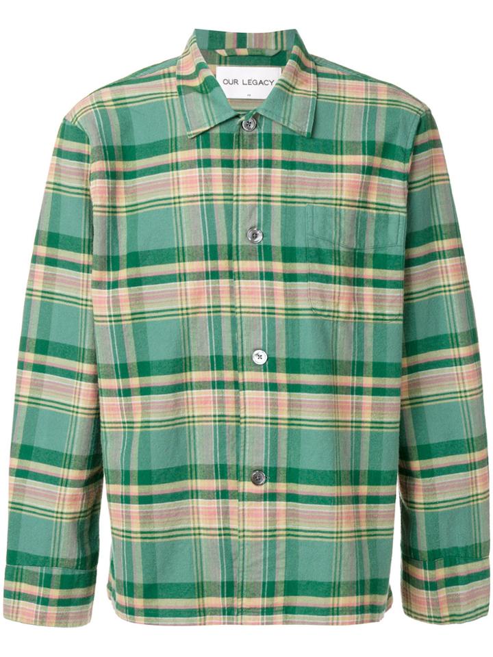 Our Legacy Plaid Shirt - Green