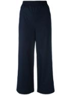 I'm Isola Marras - Cropped Trousers - Women - Cotton - 46, Women's, Blue, Cotton