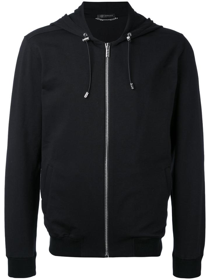 Versace Medusa Back Detail Hoodie - Black