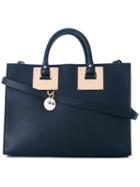 Sophie Hulme Metallic Detail Tote Bag, Women's, Blue