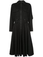 Y's Utility Shirt Dress - Black