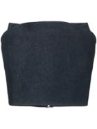 Mugler Fitted Skirt - Blue