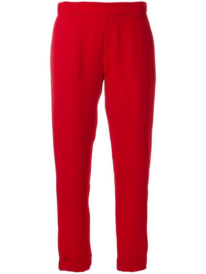 P.a.r.o.s.h. Cropped Trousers - Red
